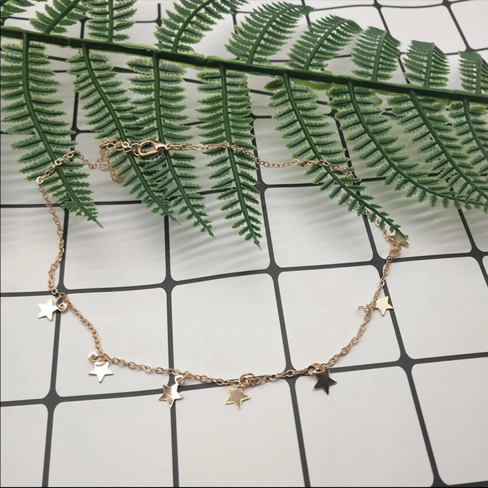 3/$30 RESTOCKED! Star Necklace Choker Bohemian Boho Cute Dainty - Picture 4 of 6